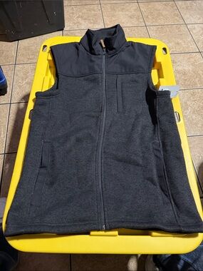 Kids' Charcoal Fleece Vest - Sleeveless Coat